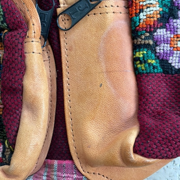 Hand-Woven Leather Backpack - Picture 3 of 6